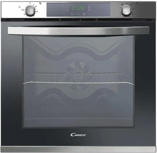 Candy Forno Incasso Multifunzione 80L con Grill e Funzione Pizza, Touch Screen, Acciaio Inox, Classe Energetica A