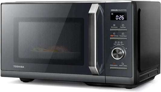 Forno a Microonde 3-in-1 Toshiba con Grill e Inverter, 25L, 900W, 10 Livelli Potenza, 7 Programmi Automatici