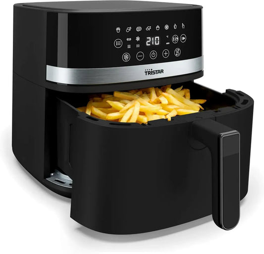 Friggitrice ad Aria 8L Tristar, 2000W, Display LED Touch, 7 Programmi, Funzione Preriscaldo, Mantenimento Calore