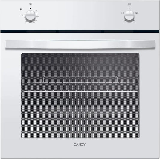 Forno Elettrico da Incasso Candy 70L, 4 Funzioni, Vetro Interno, Classe A, Bianco