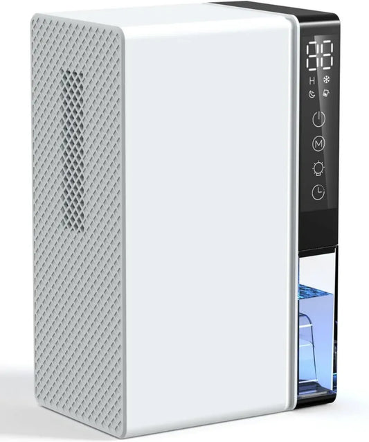 Deumidificatore Elettrico 2800ml con Timer, Luci Multicolori e Spegnimento Automatico per Casa