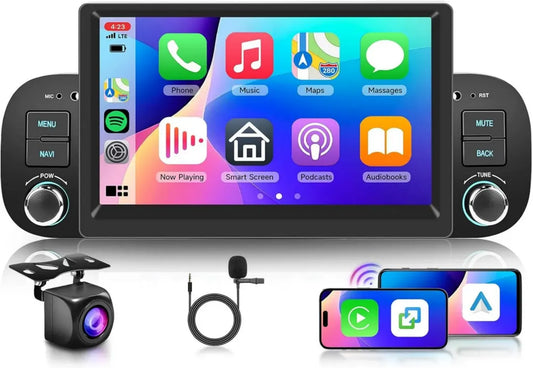 Autoradio Android 7'' per FIAT Panda 2013-2020 con Carplay e Android Auto