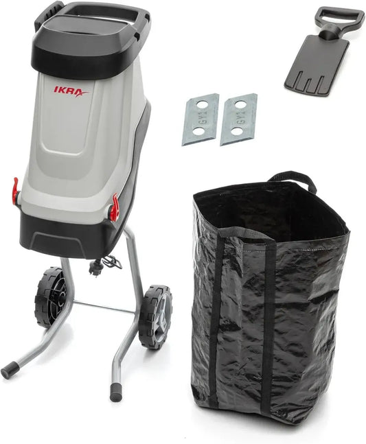 Biotrituratore Elettrico IKRA IMH 2800 con Sacco da 45L e Lame Reversibili 2800W