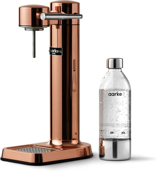 Gasatore d'acqua Aarke Carbonator 3 con bottiglia in rame