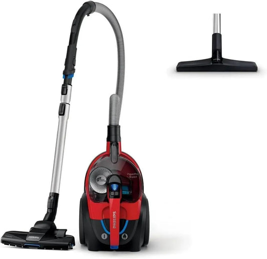 Aspirapolvere Senza Sacco Philips PowerPro Expert, 900W, Filtro Allergy H13, Spazzola TriActive, PowerCyclone 8