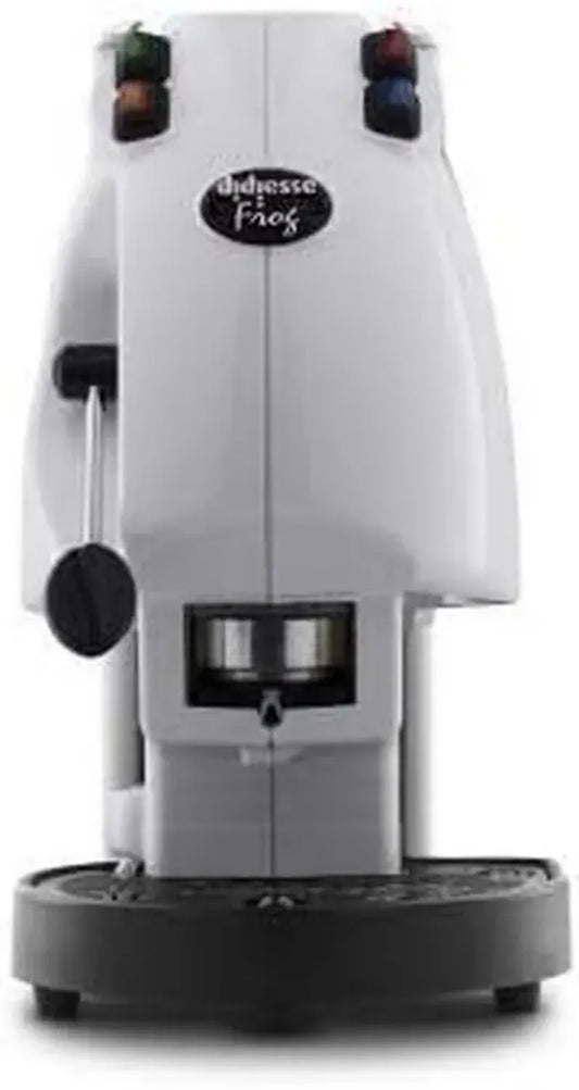 Frog Magica Emozione - Macchina per Espresso Manuale a Cialde, Colore Bianco