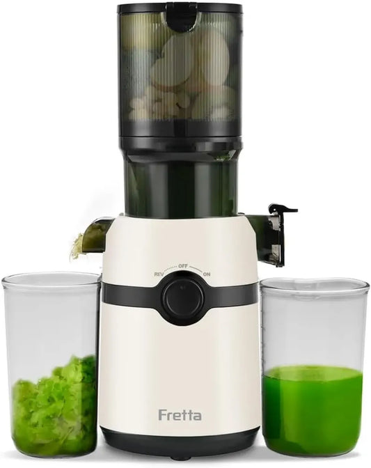 Estrattore di Succo a Freddo con Ampia Apertura da 108MM, Capacità 1L, Senza BPA e Facile Pulizia