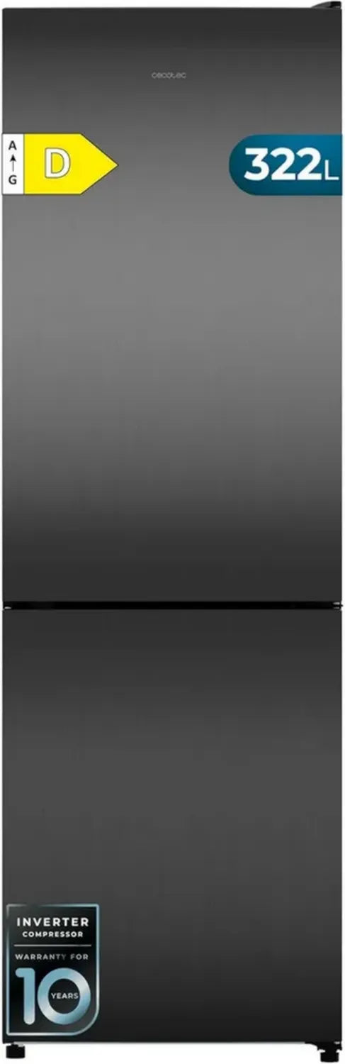 Frigorifero Combinato Cecotec 322L con Tecnologia Multi Airflow e HumidityFlex