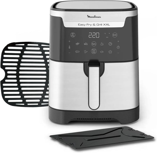 Friggitrice ad Aria 2-in-1 XXL con Griglia e 8 Programmi, Moulinex