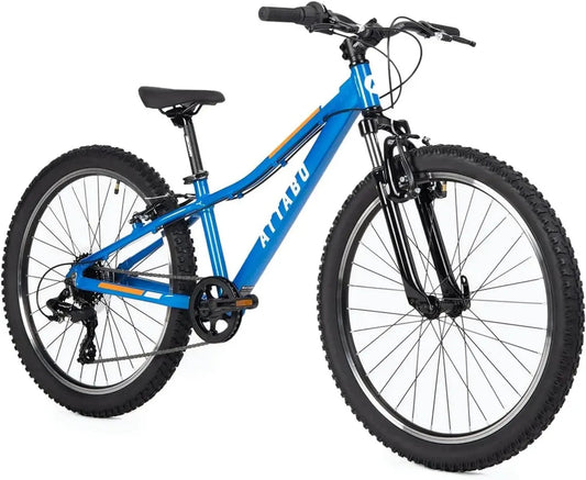 Bicicletta MTB Junior in Alluminio 24' con Accessori e Cambio a 8 Velocità