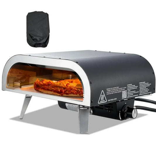 Forno Portatile a Gas per Pizza da Esterno 12'', Ideale per Campeggio e Giardino
