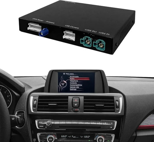 Adattatore CarPlay Senza Fili per Auto BMW F-Series 2011-2015, Compatibile con Sistema NBT, Supporta iOS 15