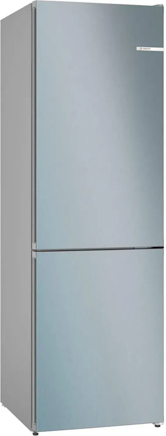Frigorifero Combinato Bosch Serie 4, 186x60 cm, Acciaio Inox, Libera Installazione